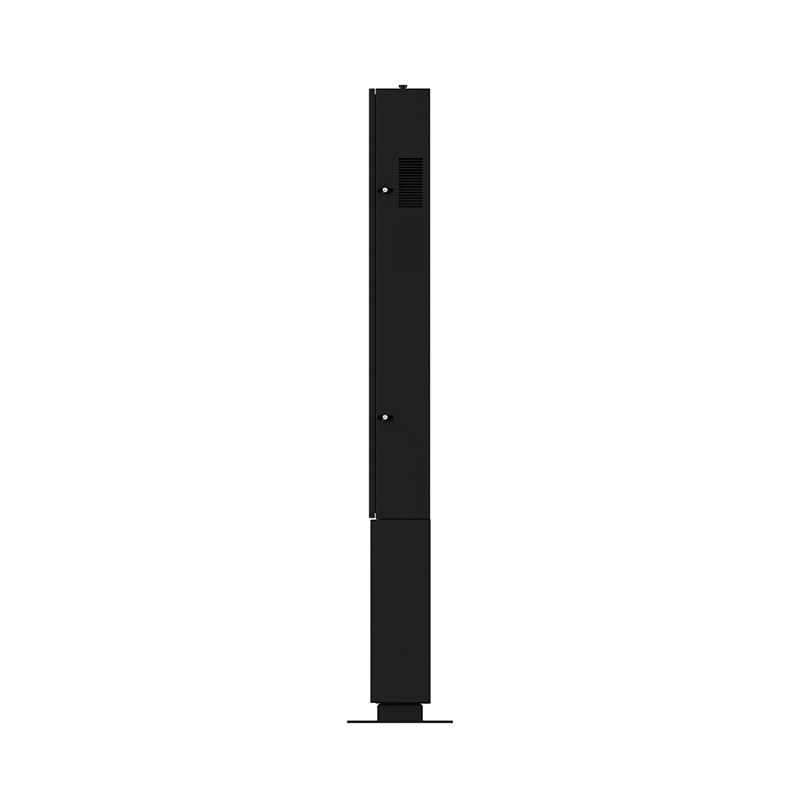 Hagor SOPK 55" Portrait Bundle mit Samsung OM55N-S - Outdoor-Stele komplett - IP65 - 4.000 cd/m² - Heizung und Lüftung - Graphit RAL 7016