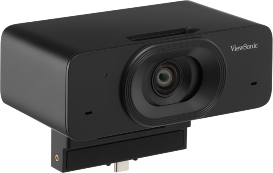 ViewSonic TeamJoin TWC101 - 4K USB-C Konferenzkamera für ViewBoard IFP51 & IFP63 - 117° Sichtfeld - 4x Digitalzoom - Dual-Mikrofon - Schwarz