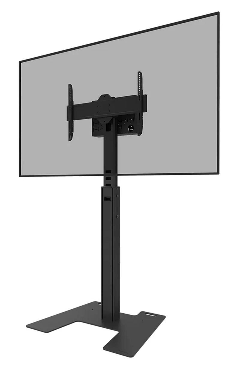 Neomounts FL45S-825BL1 MOVE Up - TV-Bodenständer 37-75" - max. 70 kg - VESA 600x400 - manuell H 104-157 cm - schwarz